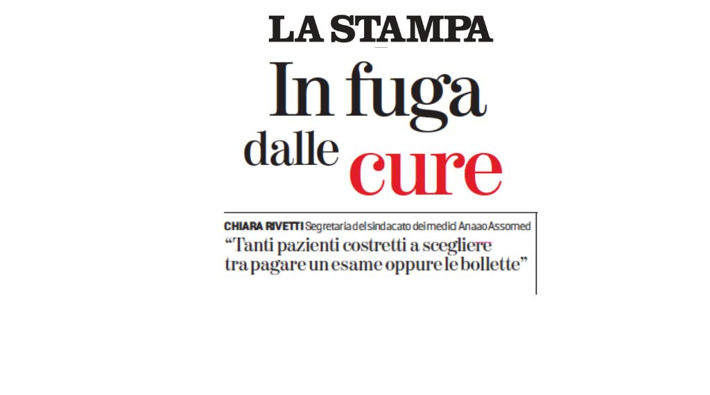 In fuga dalle cure