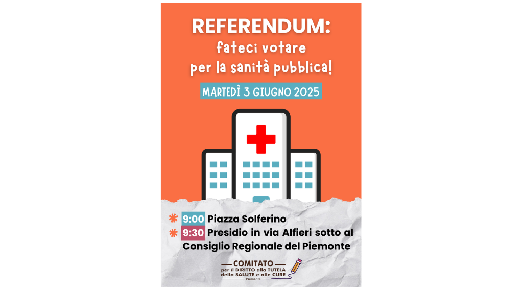 Referendum: fateci votare per la sanità pubblica!