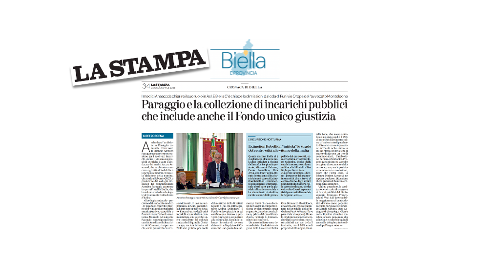 Richiesta accesso agli atti all’Asl di Biella